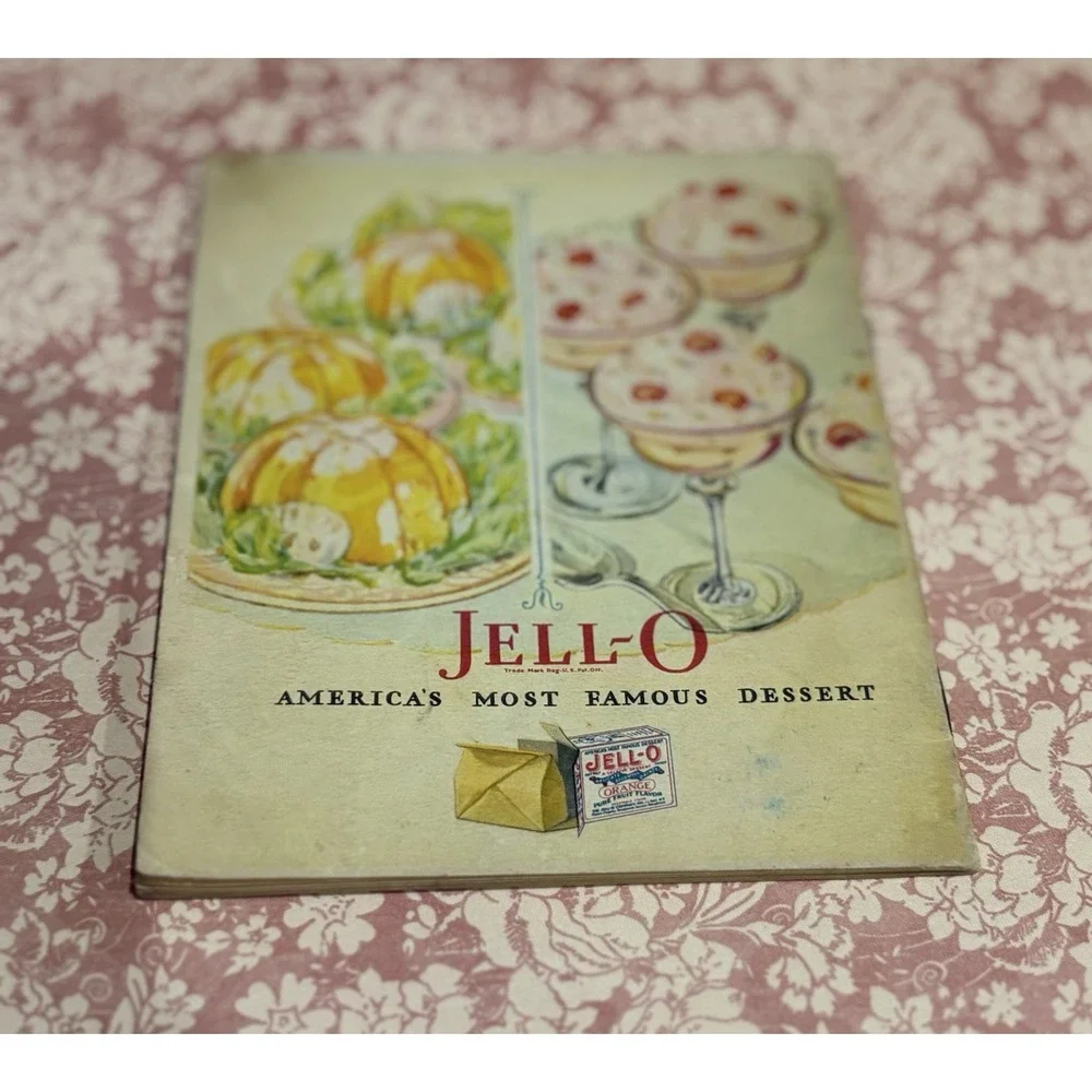 Vintage Jell-O & Knox Gelatine Recipe Booklet Lot Advertising Ephemera Retro